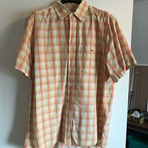 Lacoste Plaid Dress Shirt